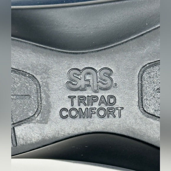 Sas Roamer Slip On Loafers Navy Blue Mary Jane T-strap Lightweight Sz‎ 7.5 - Picture 7 of 11